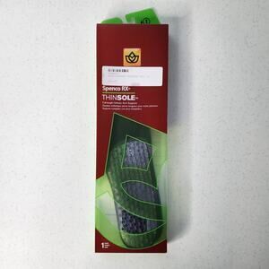Spenco RX Thinsole Full Length Orthotic Arch Support Insoles Size 1 Women's 5/6